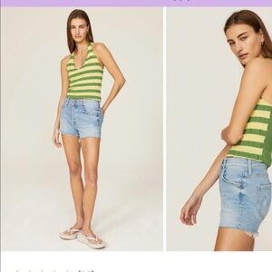 NWT Mother Denim The Scrapper Cut Off Fray Shorts